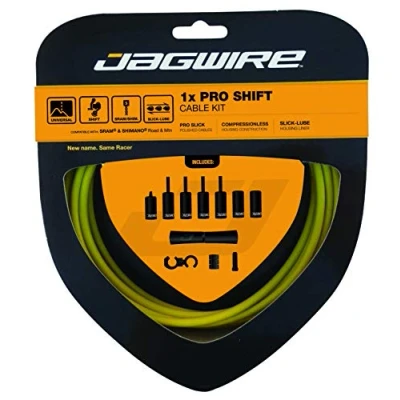 Image of Jagwire Pro Unisex Adult Cables and Sleeves, Yellow, One Size