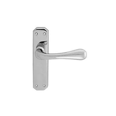 Image of Carlisle Brass DL411CP Eden Lever ON Backplate Latch, Polished Chrome