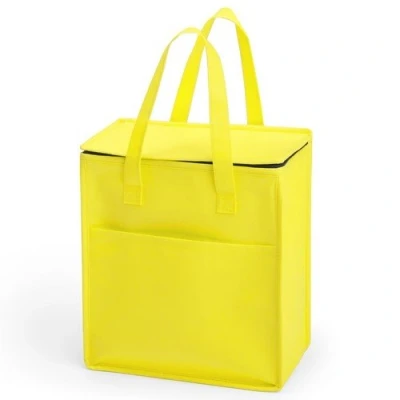 Image of eBuyGB Non Woven Multi Purpose Thermal Insulated Shopping Grocery Cooler Bag Yellow