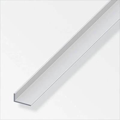 Image of Alfer Corner Skirting Board Non Isosceles Electrolyzed Aluminium 100 cm 40 x 15 mm