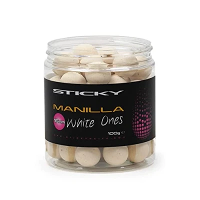 Image of Sticky Baits Manilla 14mm White Ones Pop Ups