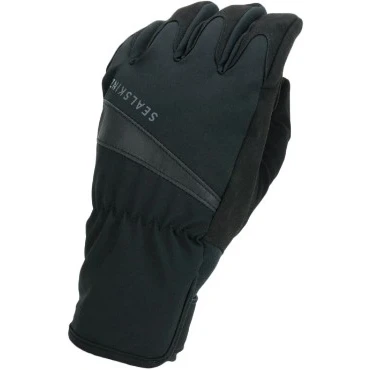 Image of Sealskinz Bodham Waterproof All Weather Long Finger Cycle Gloves