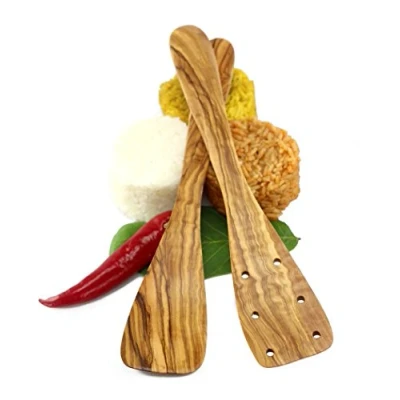 Image of Spatula Set Made of Olive Wood, Cooking Utensils
