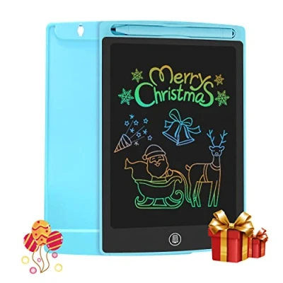 Image of HOMESTEC Colourful LCD Writing Tablet,8.5 inch Drawing Board Graphic Tablet Lock Key Handwriting Doodle Pad Kids Toys Gifts for Boys Girls(Blue)