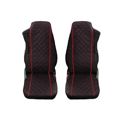 Image of Unknow Truck Volvo FL;FE;FM;FH12;FH16/FH4 Night 2014 2 x Seat Covers Red Beats