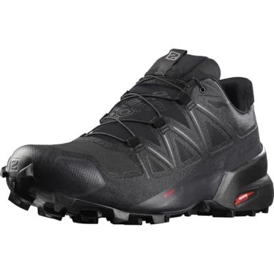 Image of Salomon Women&#039;s Speedcross Gore tex Trail Running, Black Phantom, 7 UK