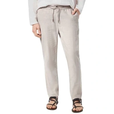 Image of Scotch and Soda Chino Warren Linen Greige Beige Grey size W 32