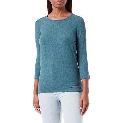 Image of ONLY Glamour 3/4 JRS NOOS Long sleeved top, Women&#039;s, Size: Small, Deep teal
