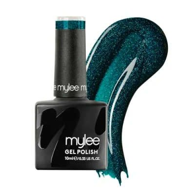 Image of Mylee Gel Nail Polish 10ml [Bauble] UV/LED Soak Off Art Manicure Pedicure for Professional, Salon &amp; Home Use [Fine Glitters Range] Long Lasting Easy to Apply