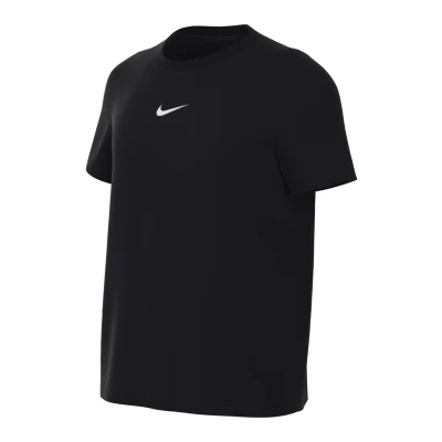 Image of NIKE Girls&#039; G NSW TEE BOY ESSNTL LBR T Shirt, Black, 122 128