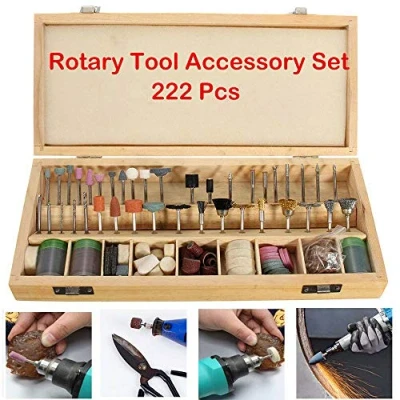 Image of Otto Essen 222Pcs Rotary Tool Accessory Grinding Polishing Cutting Bit Kit Set for Dremel