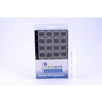 Image of Medisure Weekly Pill Organiser 28 Compartments