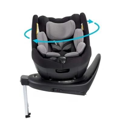 Image of Babymore Macadamia 360 i Size Car Seat Rotating Baby Seat, Secure Isofix Installation, Ultimate Safety &amp; Comfort, Easy Care Adjustable Features Rear Forward Facing Up to 12 Years