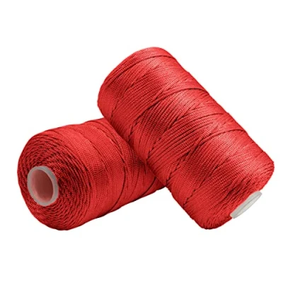 Image of Uiopa Macrame Cord 1.5mm x 400m, Nylon Yarn for Crochet and Knitting, Red String Craft Rope Wall Hangings, Dream Catchers, Jewelry Making, DIY Projects