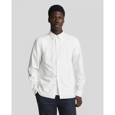 Image of Lyle &amp; Scott Oxford Shirt, Men&#039;s, Size: Large, Sediment