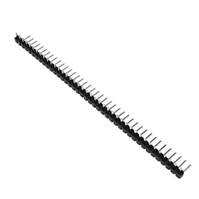 Image of 10PCS Right Angle Single Double Row 40 pin 2mm 2.54mm Male Header for Breadboard (single bend 2.54)