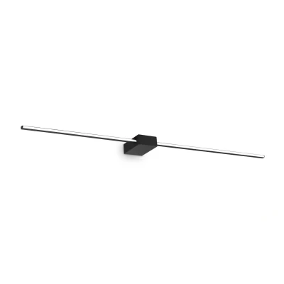 Image of Theo 2 Light Integrated LED Wall Lamp Black 1350Lm 3000K