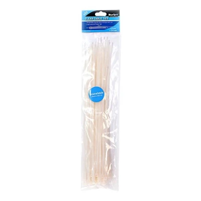 Image of Blue Spot 40054 4.8 x 350 mm Cable Tie Set Clear (50 Piece)