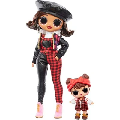 Image of L.O.L. Surprise! O.M.G. Winter Chill Camp Cutie Fashion Doll &amp; Babe in The Woods with 25 Surprises