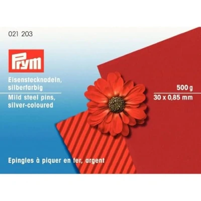 Image of Prym Straight Pins, Iron, Silver, 30 x 0,85mm
