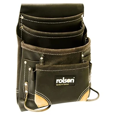 Image of Rolson 68883 Single Oil Tan Leather Tool Pouch
