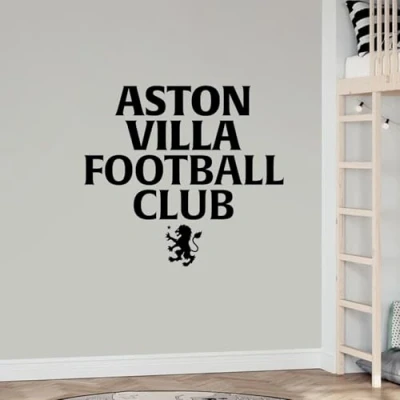 Image of Aston Villa Football Club Stack Wall Sticker (60cm Width x 55cm Height)