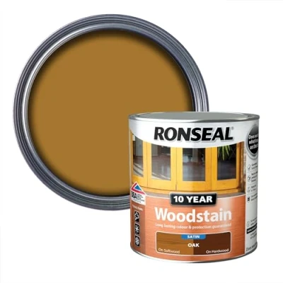 Image of Ronseal 10 Year Woodstain Oak 750ml