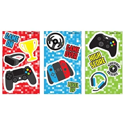 Image of Anila&#039;s Complete Gamer Themed 10 Party Bag Fillers &amp; Favours Assorted Mini Notebooks. (Ideal for Children Aged 3 8)