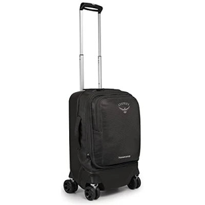 Image of Osprey Transporter Hardside Hybrid 36L Unisex Travel Wheeled Suitcase Black O/S