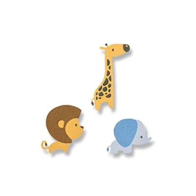 Image of Thinlits Die set 9PK Baby Jungle Animals