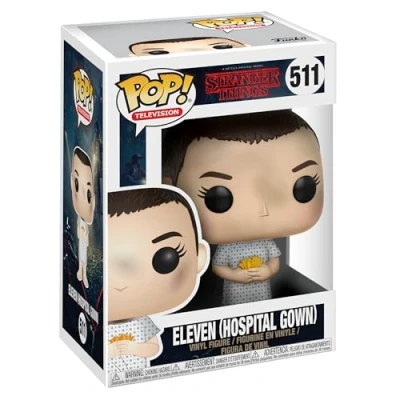 Image of Funko POP! Television: Stranger Things Eleven Hospital Gown Collectable Vinyl Figure Gift Idea Official Merchandise Toys for Kids &amp; Adults TV Fans Model Collectors