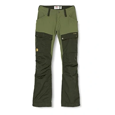 Image of FJALLRAVEN Women&#039;s Keb Trousers Curved W, deep Forest/Laurel Green,48 EU (37&quot; US)