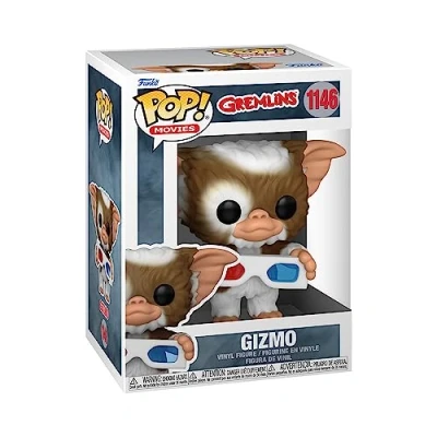 Image of Funko POP! Movies: Gremlins Gizmo With 3D Glasses Collectable Vinyl Figure Gift Idea Official Merchandise Toys for Kids &amp; Adults Movies Fans Model Collectors and Display