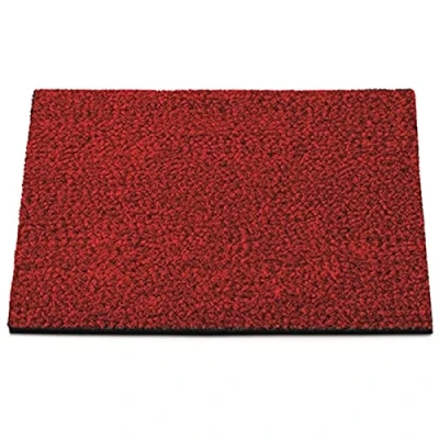 Image of casa pura Coconut Doormat Coir Entrance Mat, Non Slip, Weatherproof Floor Mat for Snow and Rain, Natural Fibres, Ideal Large Entrances (Red, 17mm, 50 x 80 cm)