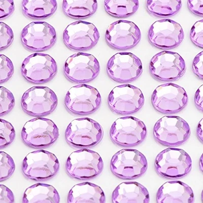 Image of Italian Options 2mm Lilac Diamante Rhinestone Gem Crystal Stickers (176 pcs)