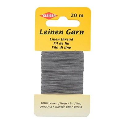 Image of Kleiber Linen Thread, Dark Grey, 11.8x6.2x0.4 cm