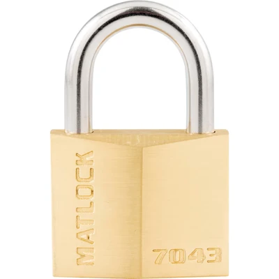 Image of Matlock 40 x 22mm Shackle Solid Brass Padlock