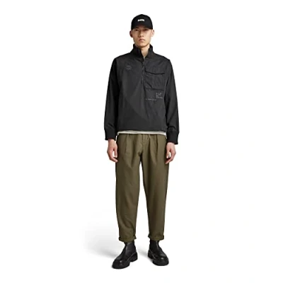 Image of G STAR RAW Men&#039;s Half Zip Overshirt, black (dk D21983 A790 6484), L