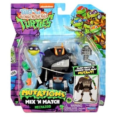 Image of Teenage Mutant Ninja Turtles: Mutations Mix and Match 4.5 Inch Mechazoid