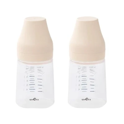 Image of Spectra Wide Neck Milk Storage Bottles Pack of 2 160ml