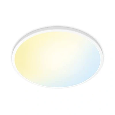 Image of WiZ Tunable Superslim Smart Connected WiFi Ceiling Mounted Light [Warm to Cool White 22 Watts] App Control for Home Lighting, Livingroom, Bedroom.