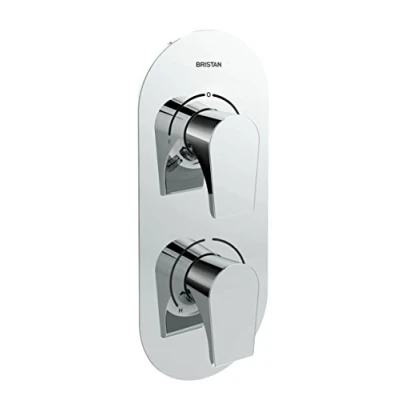 Image of Bristan HOU SHCDIV C Hourglass Recessed Dual Control Shower Valve with Two Outlet Diverter, Chrome