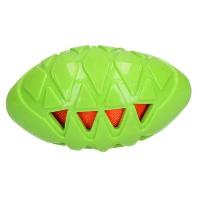 Image of Rosewood Tough Crunch Rugby Ball For Dogs, Medium