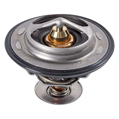 Image of 04L121113D, 4L121113D Engine thermostat FEBI BILSTEIN 172714 92C with seal ring VOLKSWAGEN: Golf 7 Variant, Passat B8 Sharan II