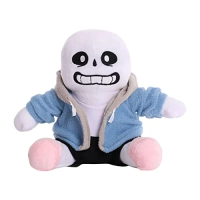 Image of astound Undertale Undyne Flowey Papyrus Sans Frisk Toys Figures Plush Soft Stuffed Animals Plushie Doll Pillows for Kids (Sans)