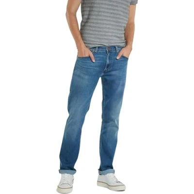 Image of Wrangler Men&#039;s Greensboro Jeans, Blue, 33W / 30L