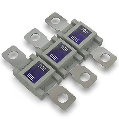 Image of AUPROTEC MEGA High current fuse Bolt on fuses: 300 amp grey, 3 pcs