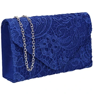 Image of SwankySwans Women&#039;s Rachel Clutch Bag, Royal