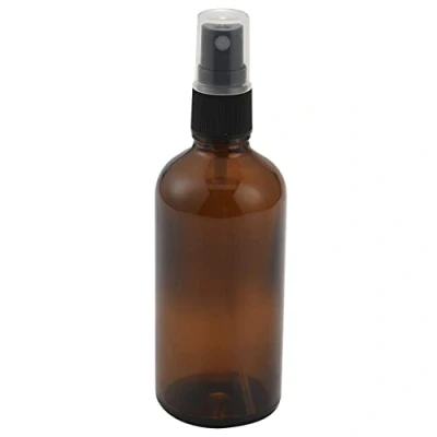 Image of HCLZOE 100ML Amber Glass Bottle with Black ATOMISER Sprays,Refillable Container for Essential Oil/Aromatherapy Use