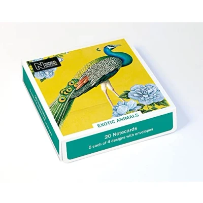 Image of Museums &amp; Galleries 20 Notecards Envelopes Boxed (Exotic Animals) ETE048